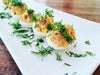 Deviled Eggs with Cod Liver!