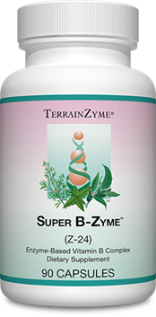 Apex Energetics Super B-Zyme Z24, 90 vegetarian capsules, high potency B complex with methylfolate methylcobalamin and enzyme blend