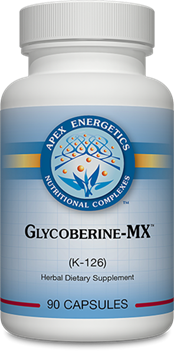 Apex Energetics Glycoberine-MX K126, 90 vegetarian capsules, berberine HCl with burdock root and alpha lipoic acid