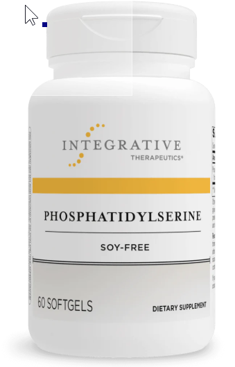 Phosphatidylserine cognitive support supplement bottle