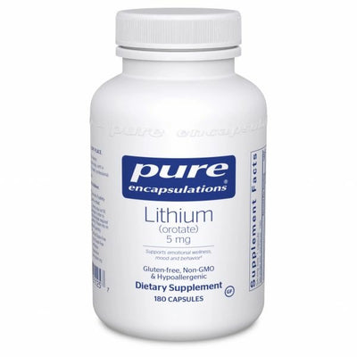 Lithium (orotate) 5 mg 180 Count
