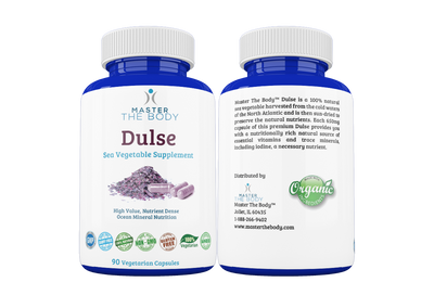 Organic Dulse Capsules 90 Count - Master The Body 2 Bottles