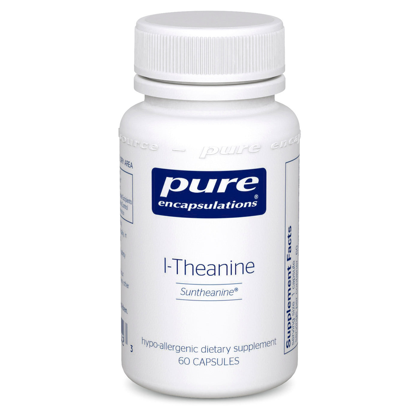 Pure Encapsulations l-Theanine 200 mg — 60 / 120 Capsules