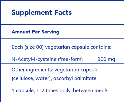 NAC (N-Acetyl-l-Cysteine) 900 mg