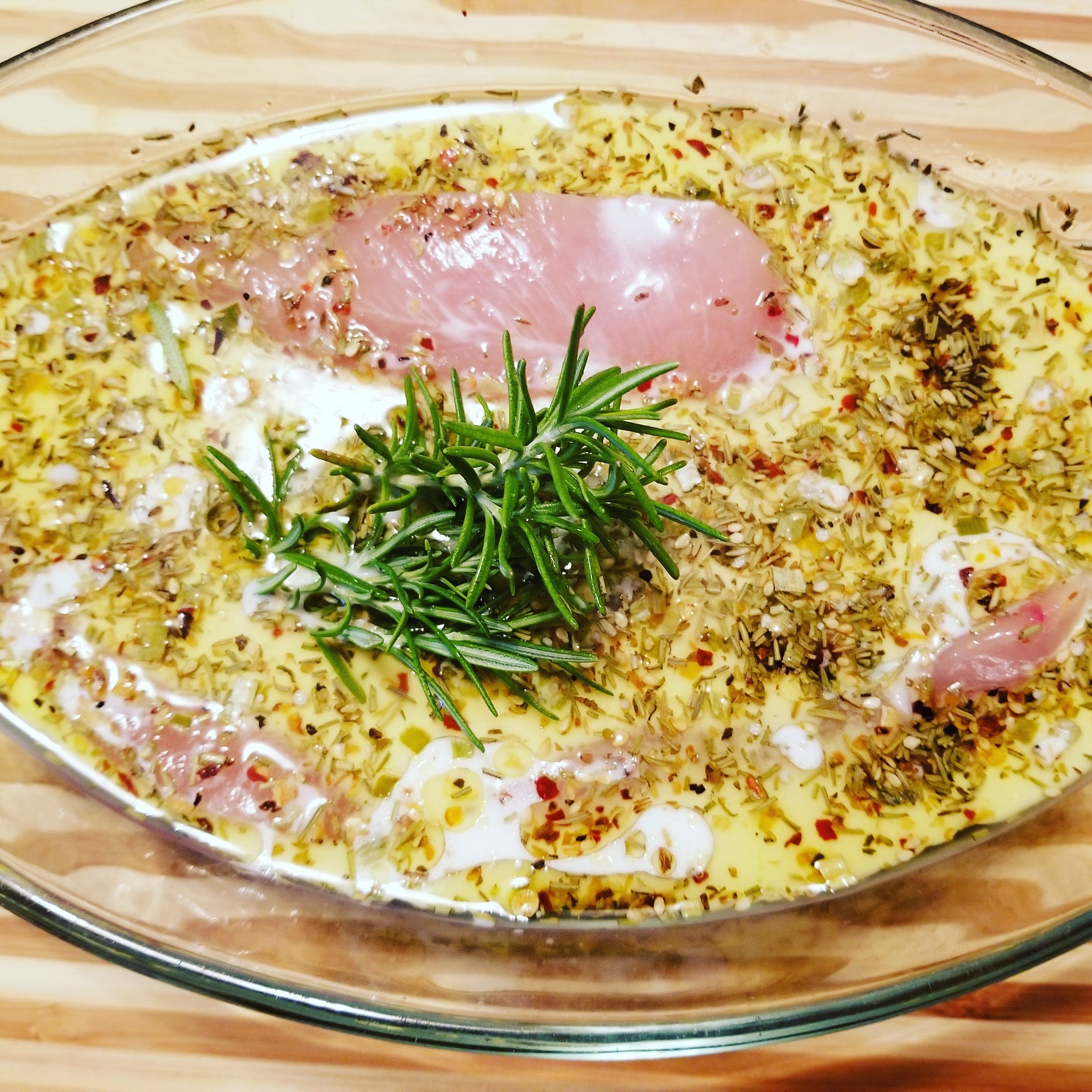 Chicken Tenders Marinated In Whole Milk and Olive Oil