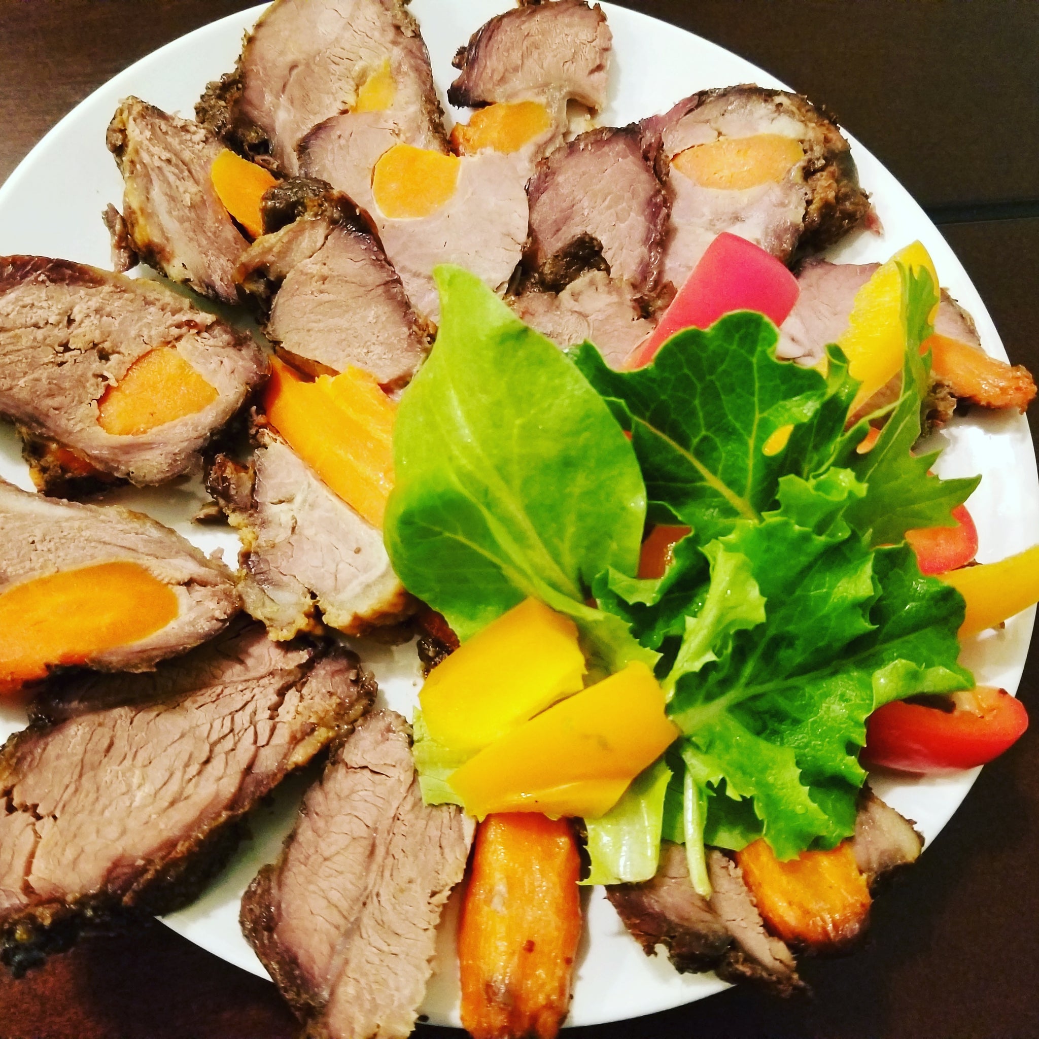 Lamb Stuffed With Carrots, Garlic and Spices!