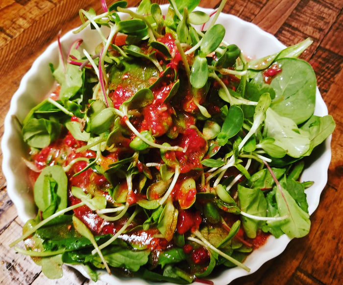 100% Natural Raspberry Vinaigrette Dressing Made From Scratch!