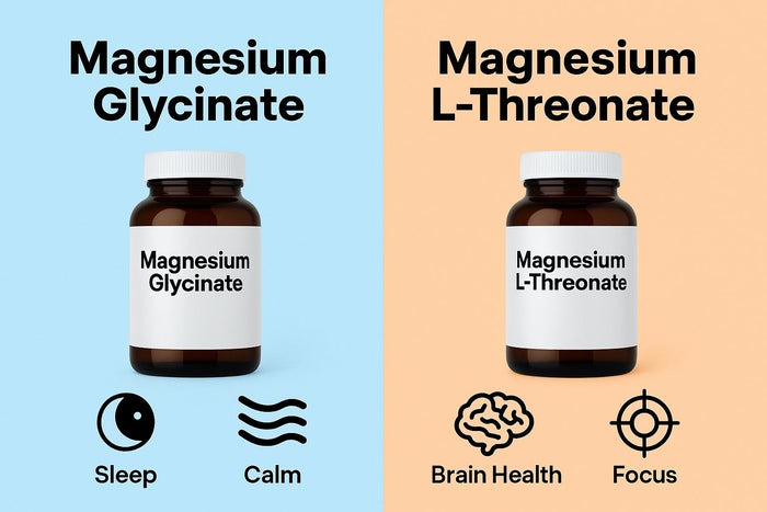 ⚖️ Magnesium Glycinate vs. L-Threonate — Which One Fits You Best?