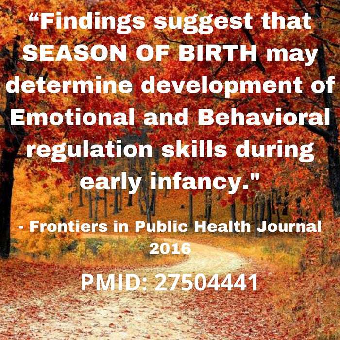 Can The Season Of Your Birth Affect Behavior?