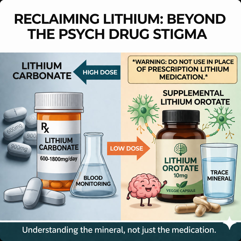 Low-Dose Lithium Orotate for Anxiety and Mood: What You Need to Know