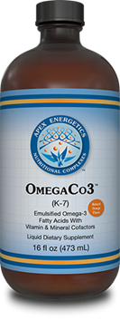 Apex Energetics OmegaCo3 K07 liquid omega-3, bottle