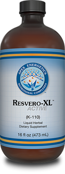 Apex Energetics Resvero-XL Active K110 liquid resveratrol, 16 fl oz bottle