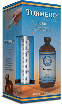 Apex Energetics Turmero Active K75 liquid curcumin, 8 fl oz bottle