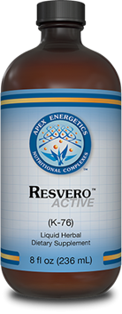 Apex Energetics Resvero Active K76 liquid resveratrol, 8 fl oz bottle