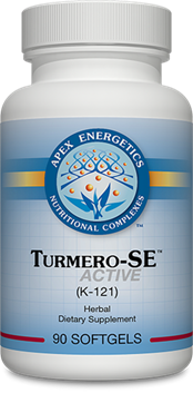 Apex Energetics Turmero-SE Active K121, 90 softgels, turmeric extract 95% curcuminoids with phosphatidylcholine and BioPerine