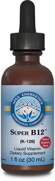 Apex Energetics Super B12™ (K128) — Liposomal Methylcobalamin 1,500 mcg Drops, Raspberry, 112 Servings