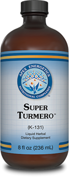 Apex Energetics Super Turmero K131 micellized liquid curcumin BCM-95 with ginger and black pepper, 8 fl oz