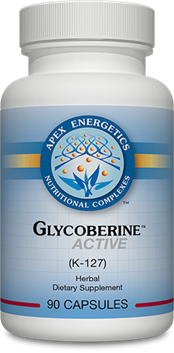 Apex Energetics Glycoberine Active K127 berberine, 90 vegetarian capsules, front of bottle