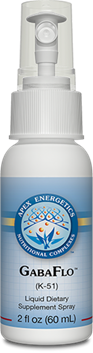 Apex Energetics GabaFlo K51 oral spray, L-theanine L-taurine and vitamin B6 for GABAergic support