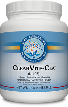 Apex Energetics ClearVite-CLA K105 cleanse and detox shake powder