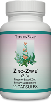 Apex Energetics Zinc-Zyme Z03, 90 vegetarian capsules, front of bottle