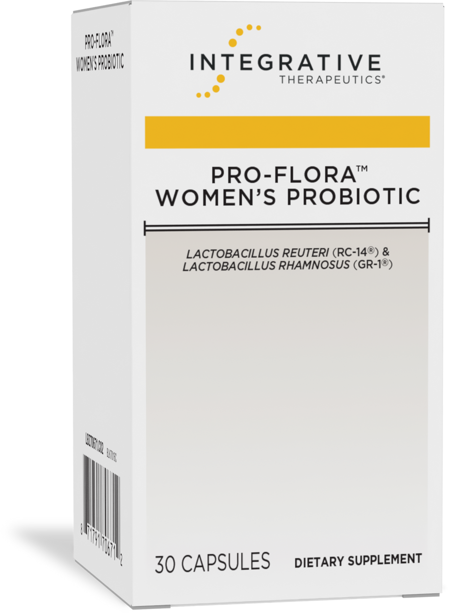 Pro-Flora Women's Probiotic by Integrative Therapeutics, 30 capsules, Lactobacillus rhamnosus GR-1 and Lactobacillus reuteri RC-14