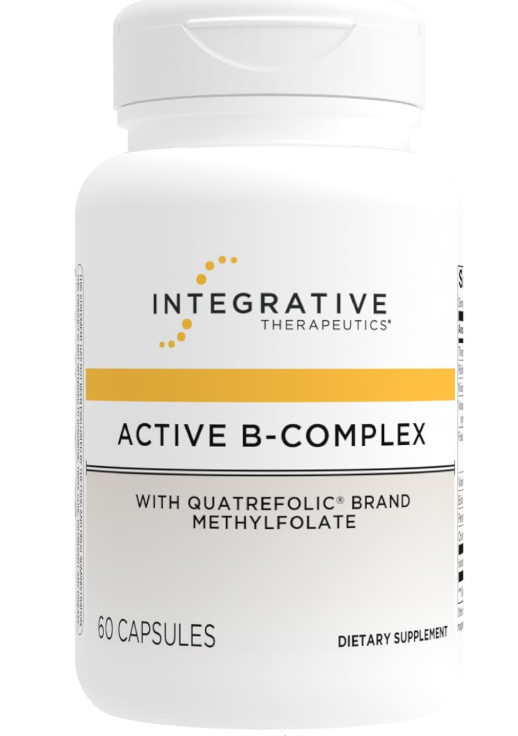 Integrative Therapeutics Active B-Complex methylated B vitamin capsules, 60 count