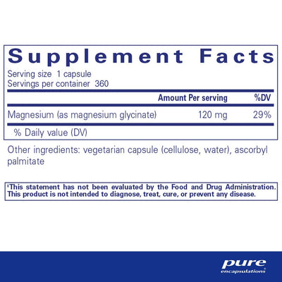 Magnesium Glycinate (Chelate) Capsules