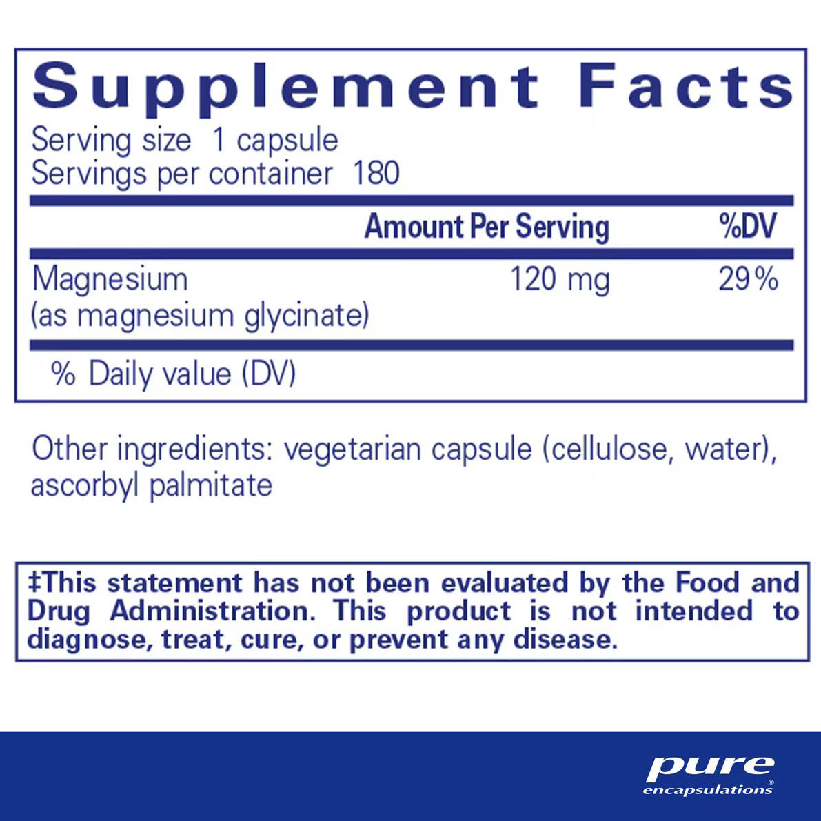 Magnesium Glycinate (Chelate) Capsules