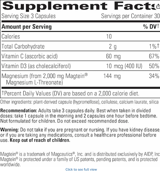 Magtein® L-Threonate Plus