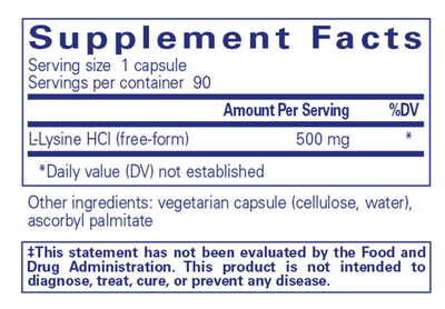 l-Lysine - Pure Encapsulations