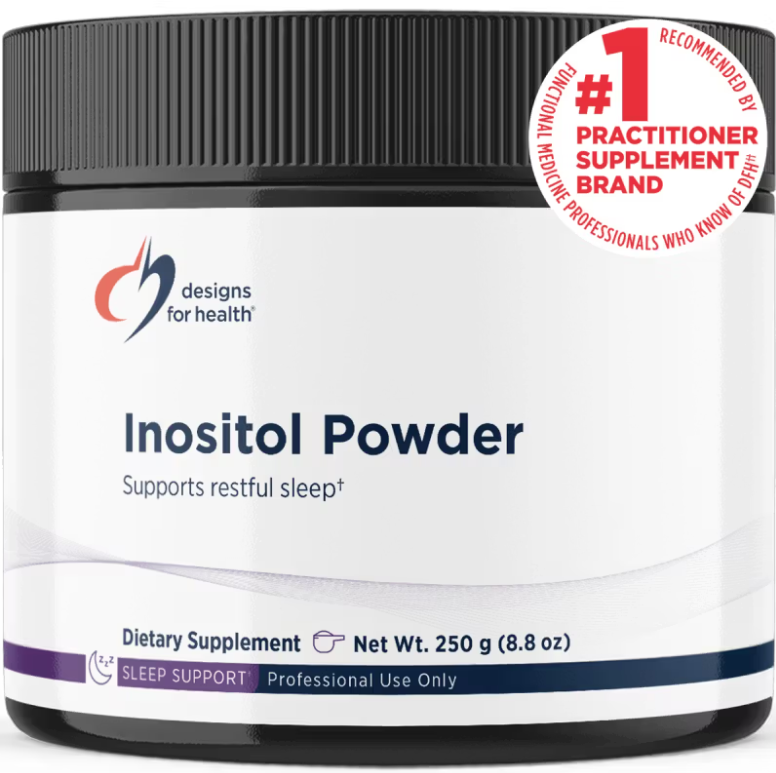 Designs for Health Inositol Powder 250g - Sleep Support and Hormone Balance Supplement