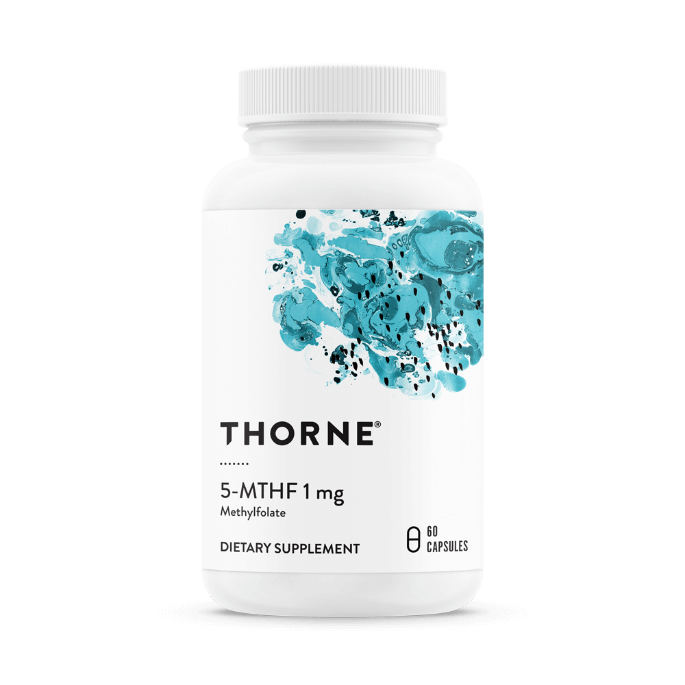 Thorne 5-MTHF 1 mg — Methylfolate (L-5-Methyltetrahydrofolate), 60 Capsules