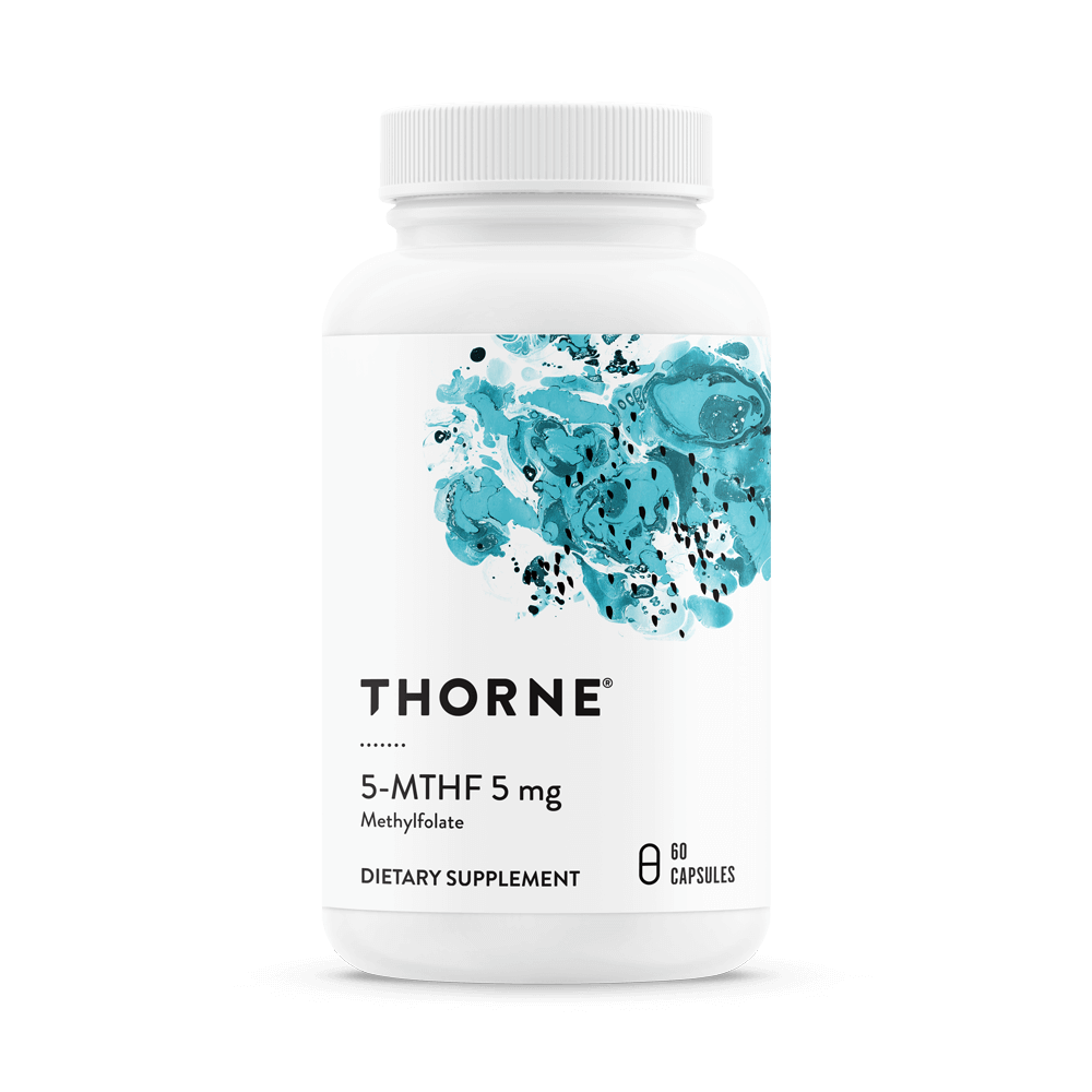 Thorne 5-MTHF 5 mg — High-Dose Methylfolate, 60 Capsules