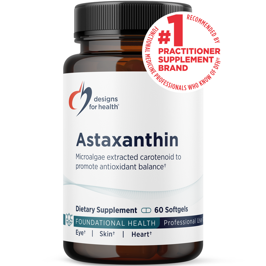 Designs for Health Astaxanthin 6 mg — AstaREAL Softgels, 60 Count