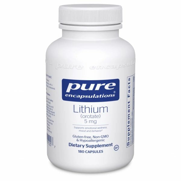 Lithium (orotate) 5 mg 180 Count