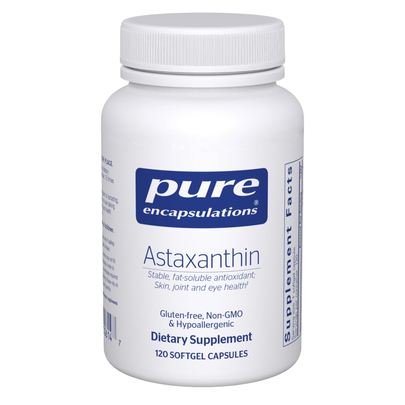 Pure Encapsulations Astaxanthin 4 mg 120 softgels