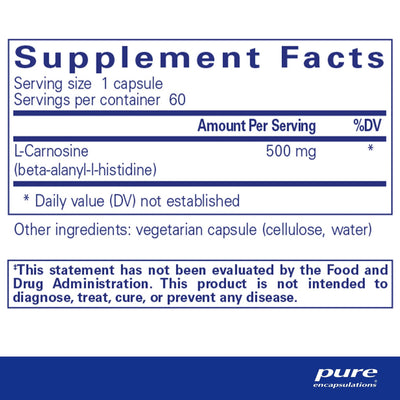 L-Carnosine (Pure Encapsulations)