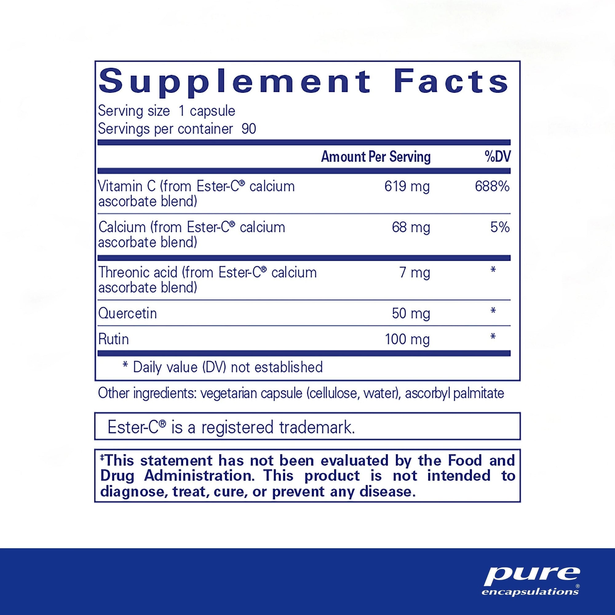 Ester-C® & Flavonoids — Pure Encapsulations