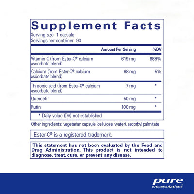Ester-C® & Flavonoids — Pure Encapsulations