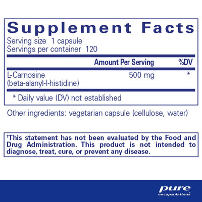 L-Carnosine (Pure Encapsulations)