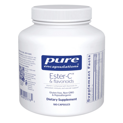 Pure Encapsulations Ester-C and Flavonoids buffered vitamin C capsules