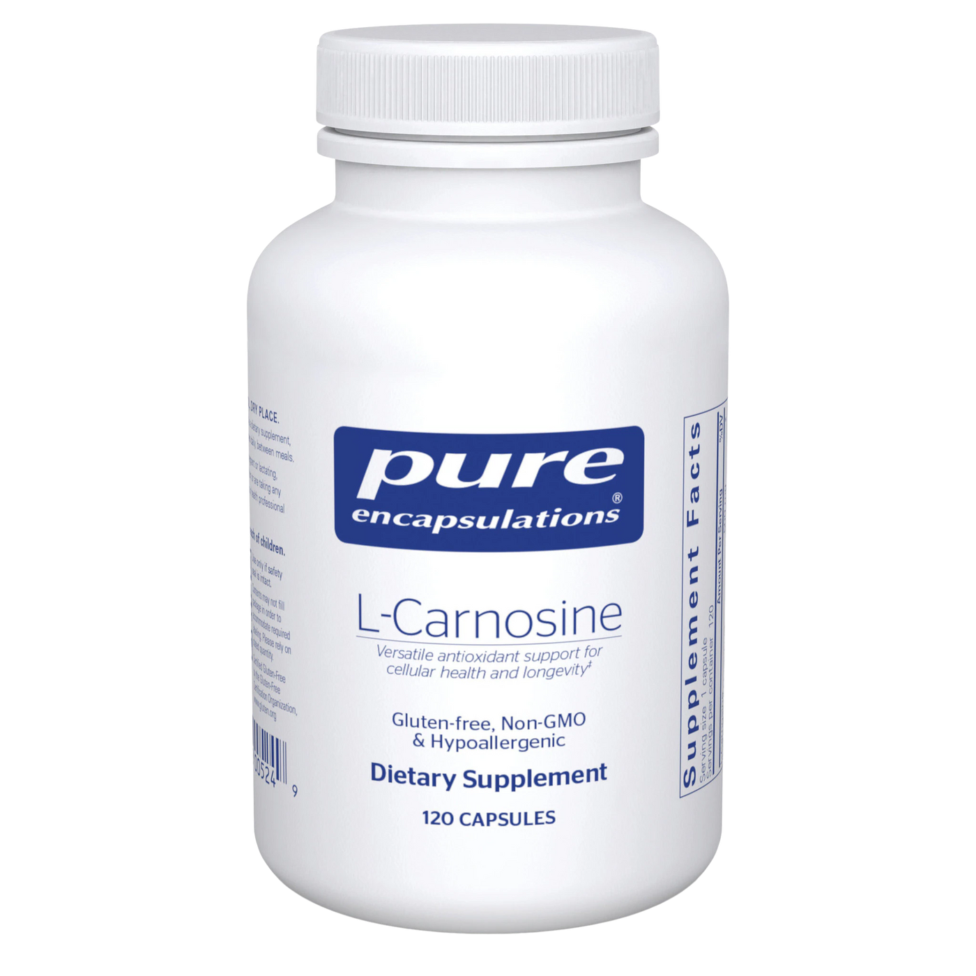 Pure Encapsulations l-Carnosine — 60 / 120 Capsules