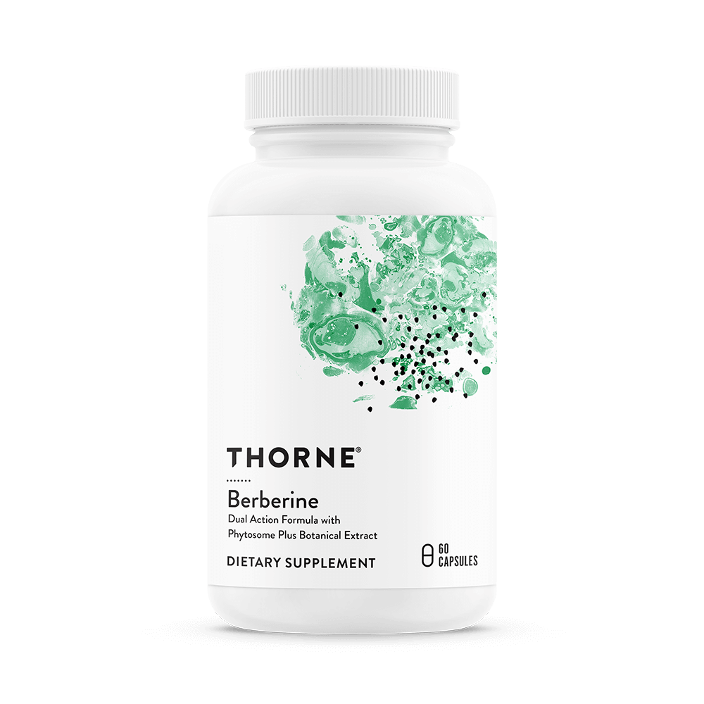 Thorne Berberine — Berberine HCl + Phytosome 1,000 mg, 60 Capsules