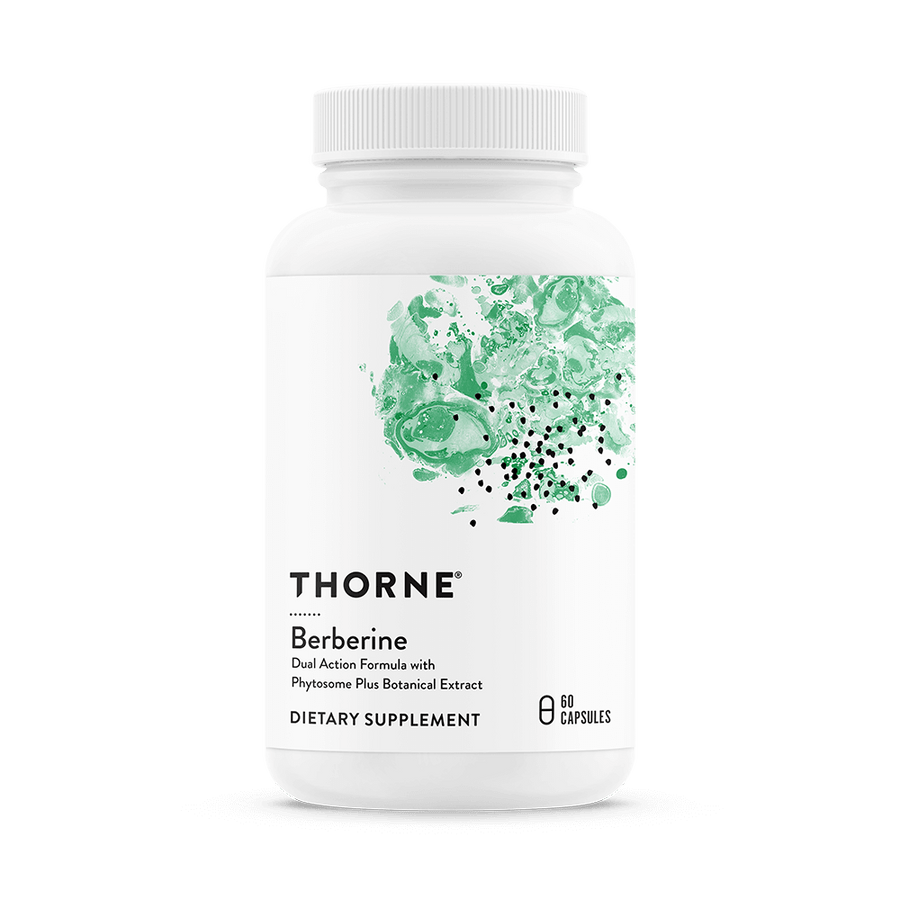 Thorne Berberine — Berberine HCl + Phytosome 1,000 mg, 60 Capsules