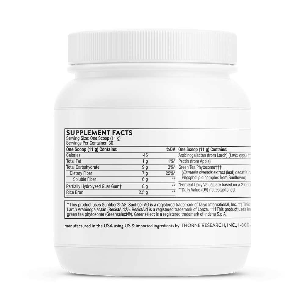 Thorne FiberMend® - Prebiotic Fiber Powder