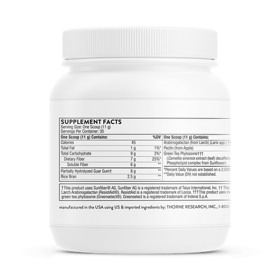 Thorne FiberMend® - Prebiotic Fiber Powder