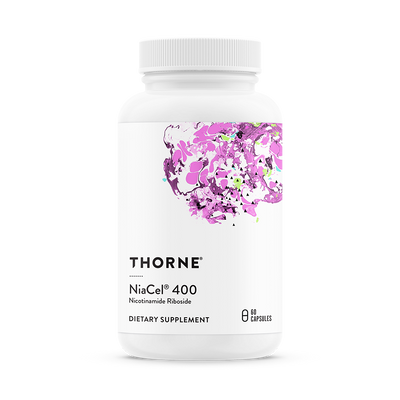 Thorne NiaCel 400 — Nicotinamide Riboside 415 mg + TMG, 60 Capsules
