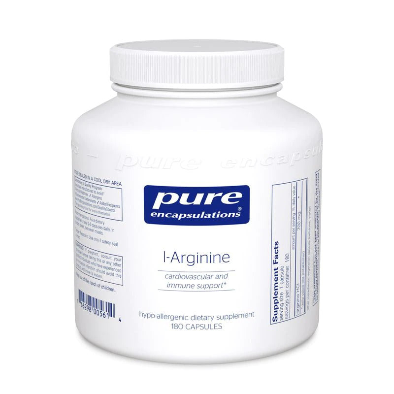 Pure Encapsulations l-Arginine 700 mg — 180 Capsules