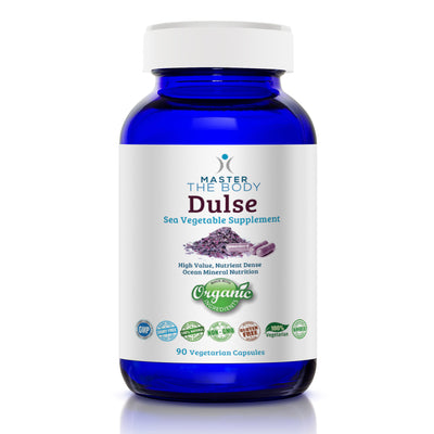 Certified Organic Dulse - Sea Vegetable Capsules  NOW FREE SHIPPING ON ANY QUANTITY!